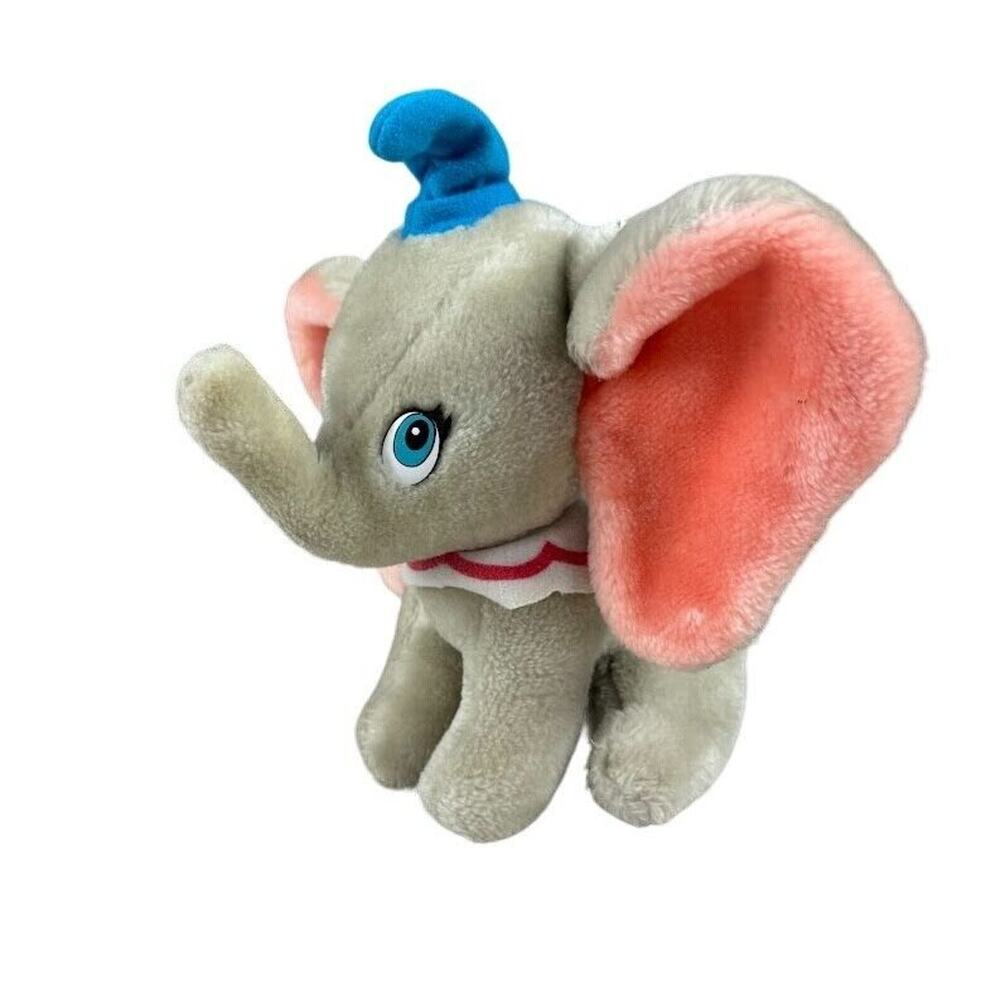 Dumbo Disneyland Walt Disney World Elephant Plush Toy 9" Vintage 1980s